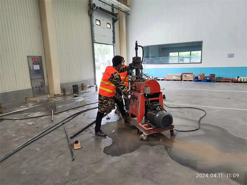 睢县厂房地面下沉塌陷注浆加固施工